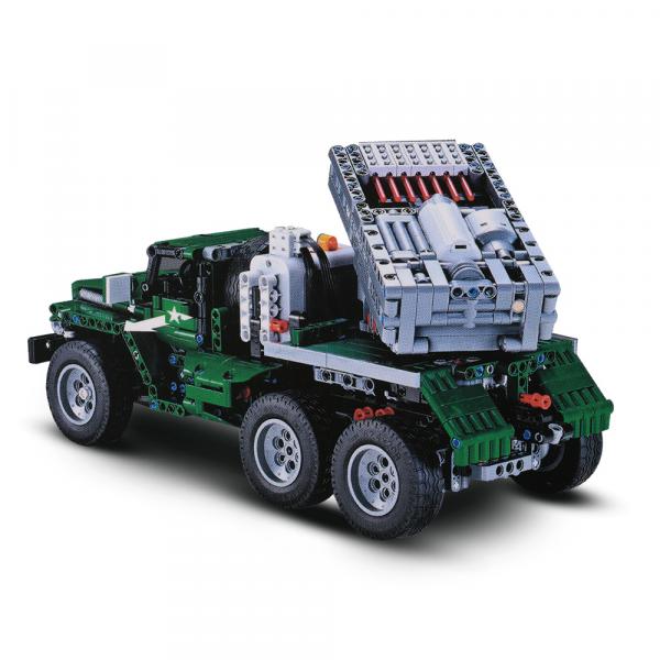 Cada C61002W RC BM-21 Militär Baustein LKW