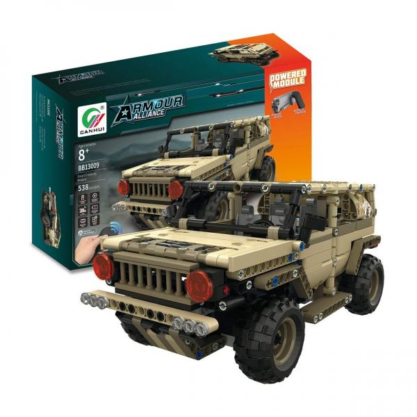 RC Bausteintruck Militärfahrzeug Pickup Truck