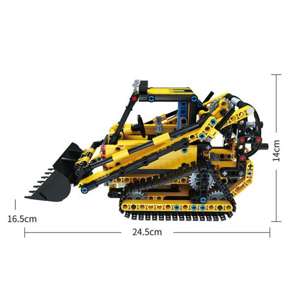 RC Bausteinbagger mit schwenkbarer Schaufel