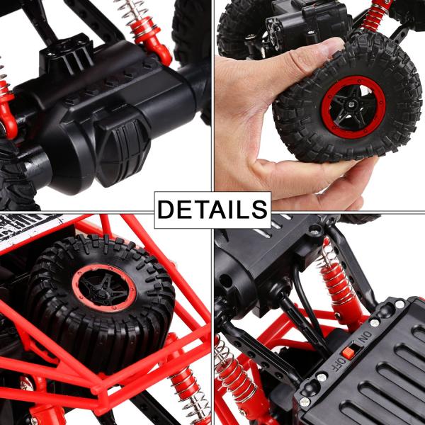 Rock Crawler HB-P1803 mit 2,4 GHz 4WD rot