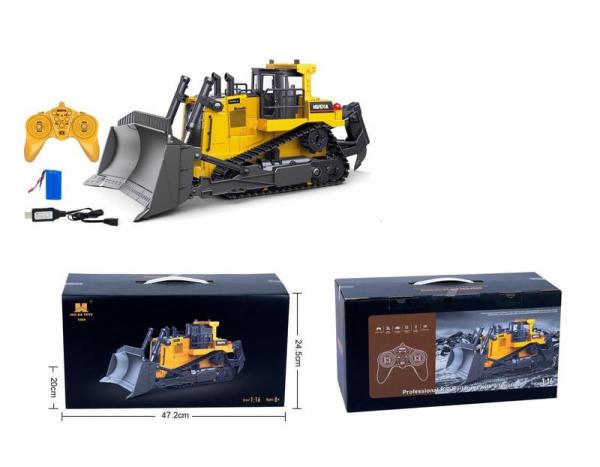 Huina 1569 RC Bulldozer Planierraupe 1:24
