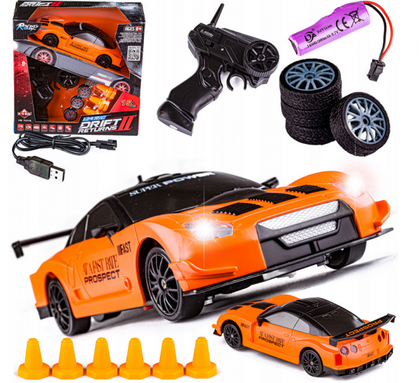 DRIFT SPORT CAR 1:24, 4WD 2,4 GHZ RTR