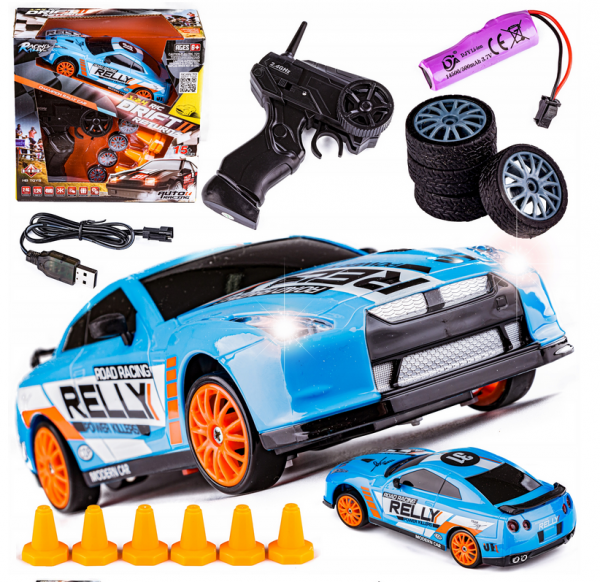 DRIFT SPORT CAR 1:24, 4WD 2,4 GHZ RTR