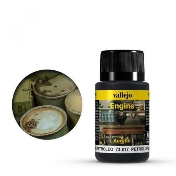 Vallejo Weathering Effects Engine Effect Petrol Spills 40 ml