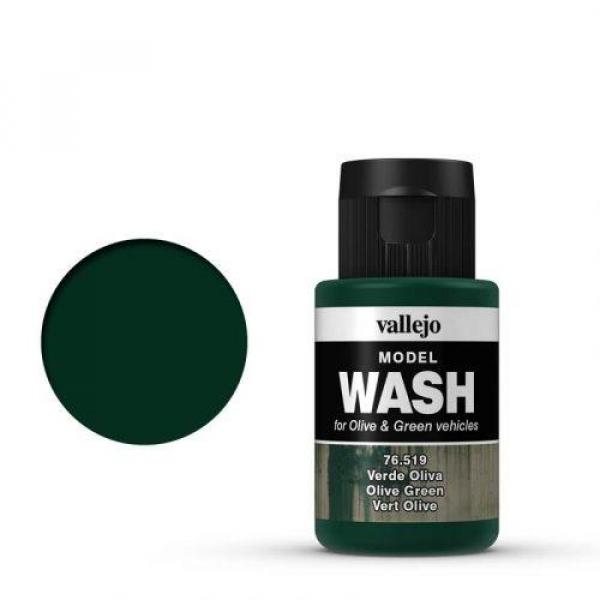 MODEL-WASH Verwitterungs-Effekt Farbe von Vallejo 76.519 Olive Green / Olivgrün
