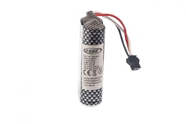 LiIon Akku 2S 7,4V 1200mAh mit 3-fach HBX Stecker